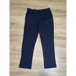 True Classic Men's Sz 31 Comfort Tech Chino Pants Navy Blue Performance Golf